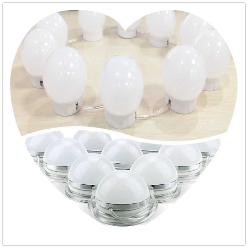 Bulbs Hollywood LED Vanity Mirror Lights Hollywood Lamp Makeup Dressing Table Kit USB Power Dimmer Bulb Cosmetic Mirror