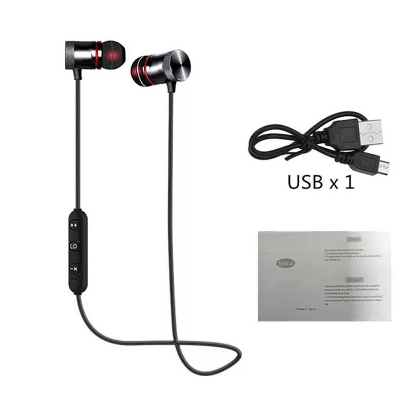 50 Bluetooth Earphone Sports Neckband Magnetic Wireless Headset Stereo Earbuds Music Metal Headphones With Mic For All Phones82667
