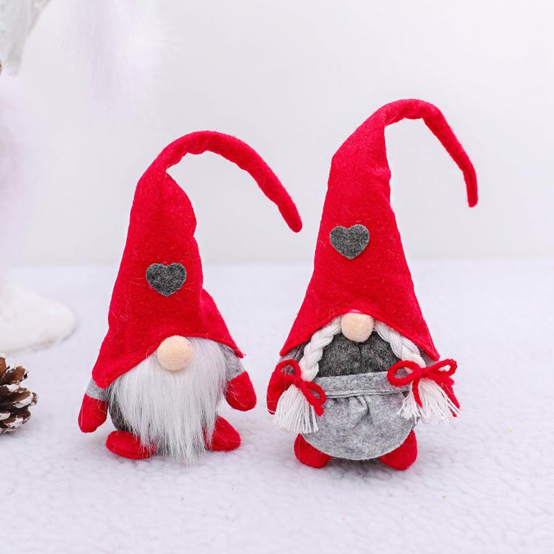 2021 Christmas Faceless Gnome Santa Christmas Tree Hanging Ornament Doll Decoration For Home Pendant Gifts Ornaments Party Suppl