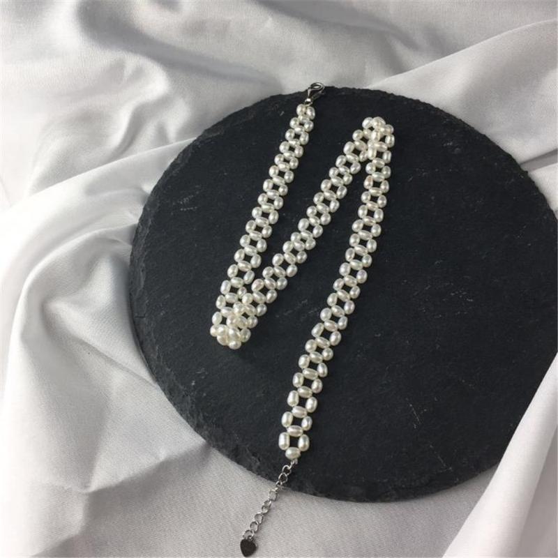 YKNRBPH Hand Woven Pearl Necklace For Women's S925 Sterling Silver Bride Weddings Fine Jewelry Chains
YKNRBPH Hand Woven Pearl Necklace For Women's S925 Sterling Silver Bride Weddings Fine Jewelry Chains