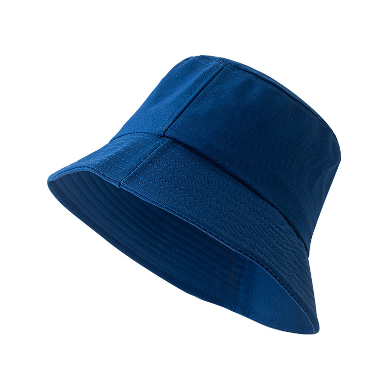 New Unisex Cotton Bucket Hats Women Summer Sunscreen Panama Hat Men Pure Color Sunbonnet Fedoras Outdoor Fisherman Hat Beach Cap