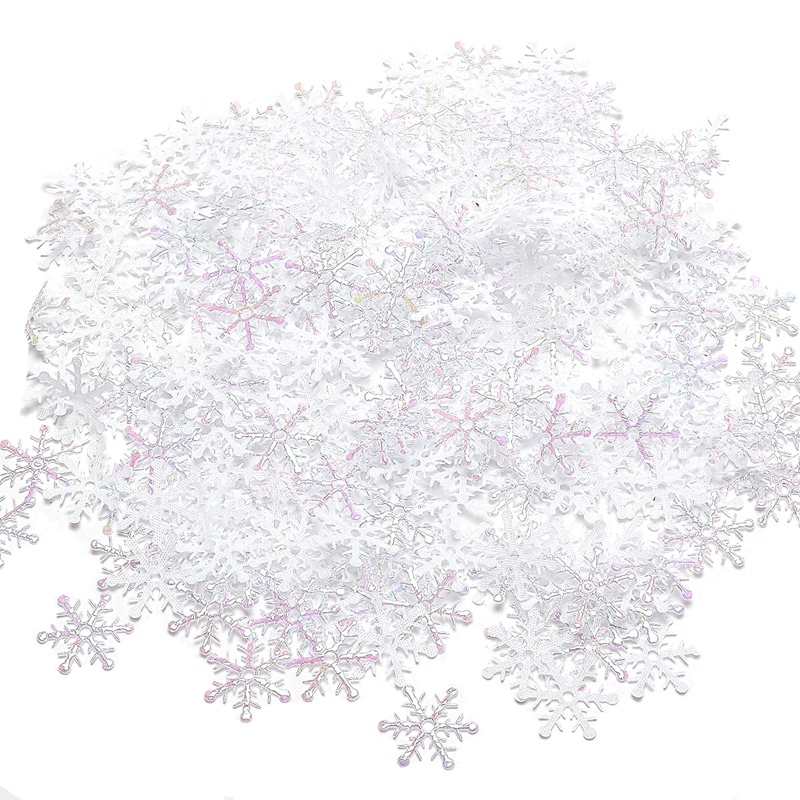 600Pcs Reusable White Snowflakes Confetti for Christmas Wedding Birthday Holiday Party Decorations Supplies
600Pcs Reusable White Snowflakes Confetti for Christmas Wedding Birthday Holiday Party Decorations Supplies