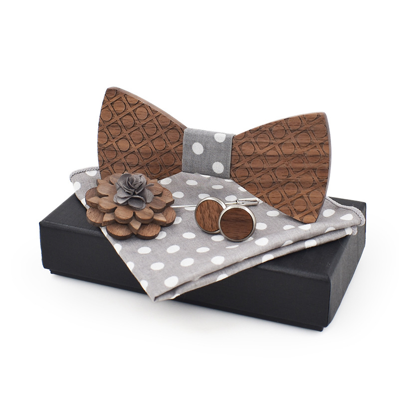 Linbaiway Wood Bow Ties for Men Wooden Bowtie Handkerchief Cufflinks Brooches Butterflies Wedding Suit Shirt Krawatte Bowknots
Linbaiway Wood Bow Ties for Men Wooden Bowtie Handkerchief Cufflinks Brooches Butterflies Wedding Suit Shirt Krawatte Bowknots