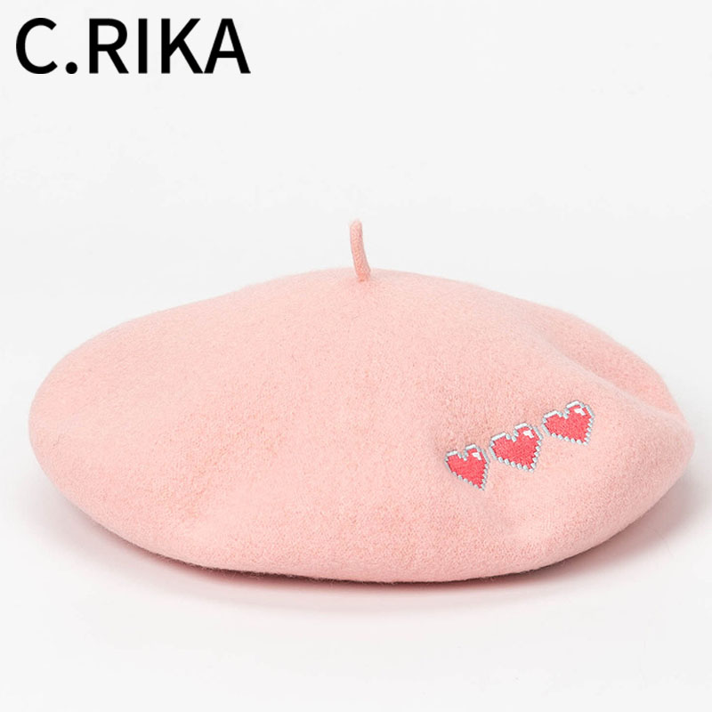 Korea New Autumn Winter Women Vintage Love Embroidery Wool Beret Female Girls Outdoor Travel Fashion Warm Beret Hat Painter Hat, Pink
Korea New Autumn Winter Women Vintage Love Embroidery Wool Beret Female Girls Outdoor Travel Fashion Warm Beret Hat Painter Hat, Pink