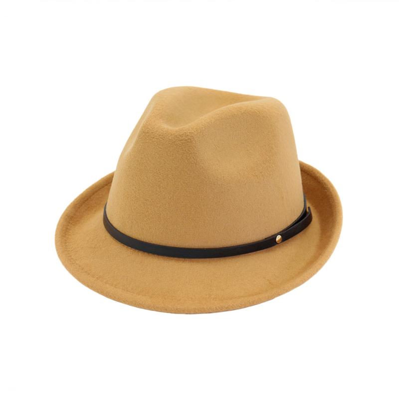 Vintage Chapeau Fedoras Leather Cord Decoration Wide Brim Wool Felt Bowler Women Men Trendy Jazz Hat Gambler Fedora Caps, Black
Vintage Chapeau Fedoras Leather Cord Decoration Wide Brim Wool Felt Bowler Women Men Trendy Jazz Hat Gambler Fedora Caps, Black