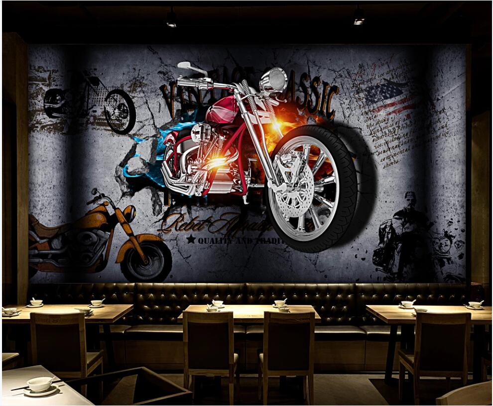 3D wallpaper custom photo mural Motorcycle break wall personality bar living room Home decor 3d wall muals wall paper for walls 3 d, Non woven
3D wallpaper custom photo mural Motorcycle break wall personality bar living room Home decor 3d wall muals wall paper for walls 3 d, Non woven
