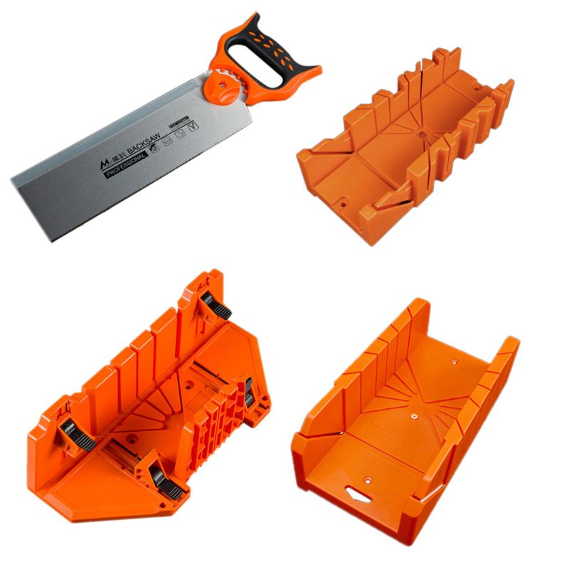 12/14\" Adjustable Wood Miter Box Saw Cutting Grip Back Saw 0/22.5/45/90 Degrees N58C
12/14\" Adjustable Wood Miter Box Saw Cutting Grip Back Saw 0/22.5/45/90 Degrees N58C
