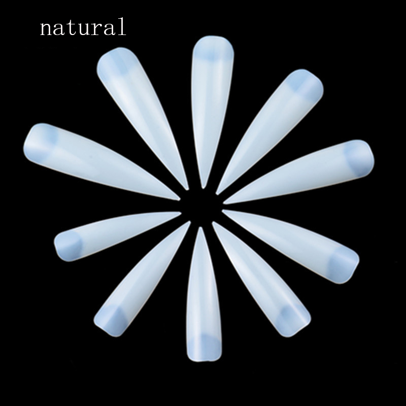 100Pcs Stiletto False Nails French Acrylic Long Lasting Professional Manicure Artificial Nails Fashion DIY Nail Art Tips, White
100Pcs Stiletto False Nails French Acrylic Long Lasting Professional Manicure Artificial Nails Fashion DIY Nail Art Tips, White