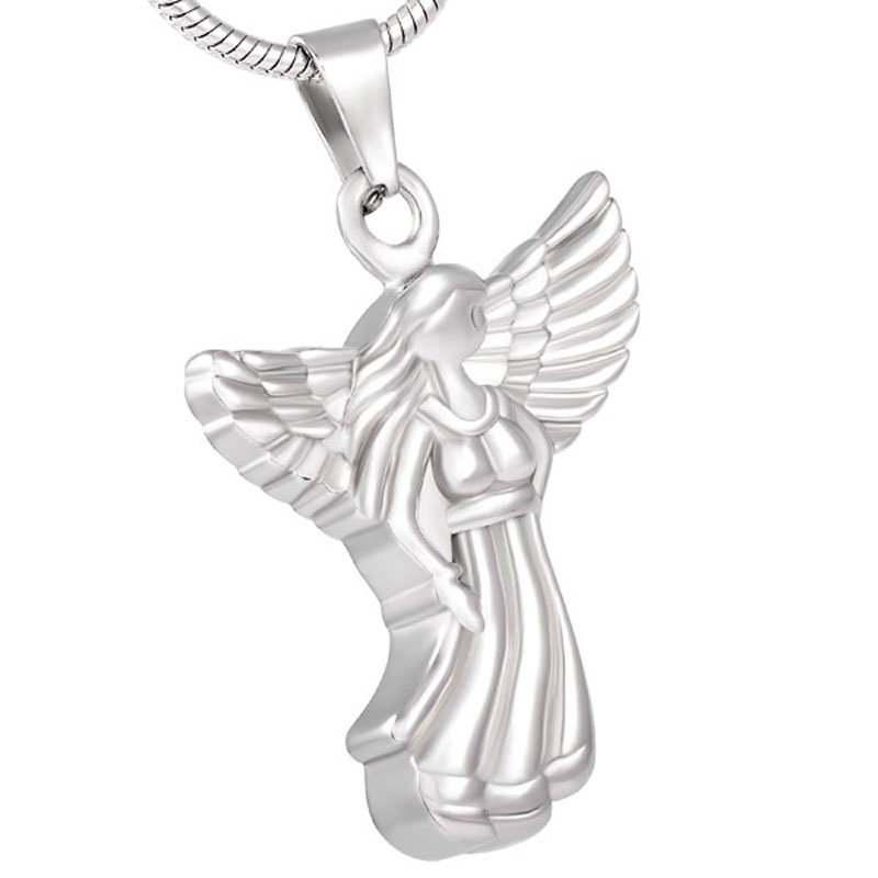 IJD8127 Stainless Steel Cremation Keepsake Necklace for Ashes Urn Angel Memorial Pendant for Women Jewelry
IJD8127 Stainless Steel Cremation Keepsake Necklace for Ashes Urn Angel Memorial Pendant for Women Jewelry