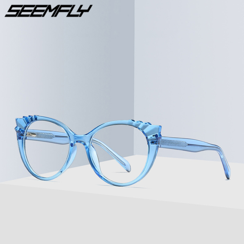 Seemfly Cat Eye Anti Blue Light Cat Eye Anti Blue Light Computer Gaming Goggle Eyeglasses Frame Spectacle Mirror Female Eyewear
Seemfly Cat Eye Anti Blue Light Cat Eye Anti Blue Light Computer Gaming Goggle Eyeglasses Frame Spectacle Mirror Female Eyewear