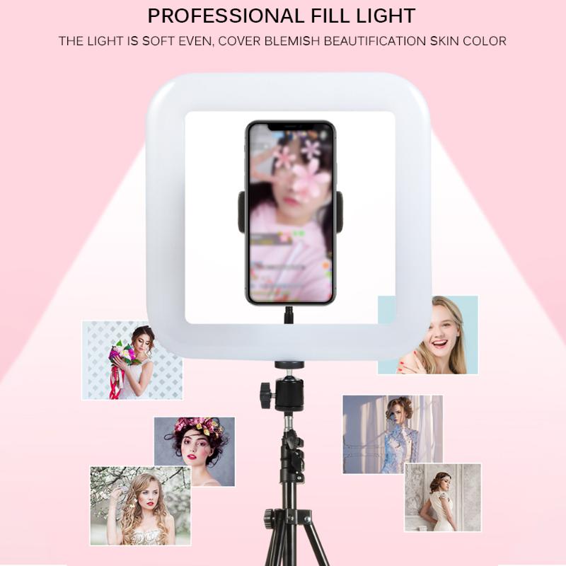 2020 Beauty HD Photography Live Fill Light Square Ring Camera Vlog Fill Light Bright Photography Makeup Phone Real-Time Video
2020 Beauty HD Photography Live Fill Light Square Ring Camera Vlog Fill Light Bright Photography Makeup Phone Real-Time Video