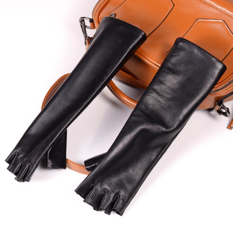 New Women's Ladies Genuine leather Sheep Skin long gloves evening party gloves Half-Finger Fingerless
New Women's Ladies Genuine leather Sheep Skin long gloves evening party gloves Half-Finger Fingerless