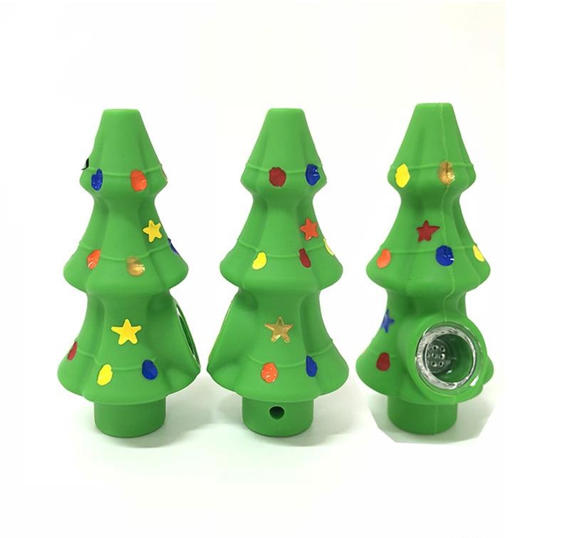 Silicone Pipe Christmas Tree Smoking Pipes 125*56mm Portable Tobacco Hand Spoon Smoke Accessories Oil Burner Water Pipe Glass Thick Bowl
Silicone Pipe Christmas Tree Smoking Pipes 125*56mm Portable Tobacco Hand Spoon Smoke Accessories Oil Burner Water Pipe Glass Thick Bowl