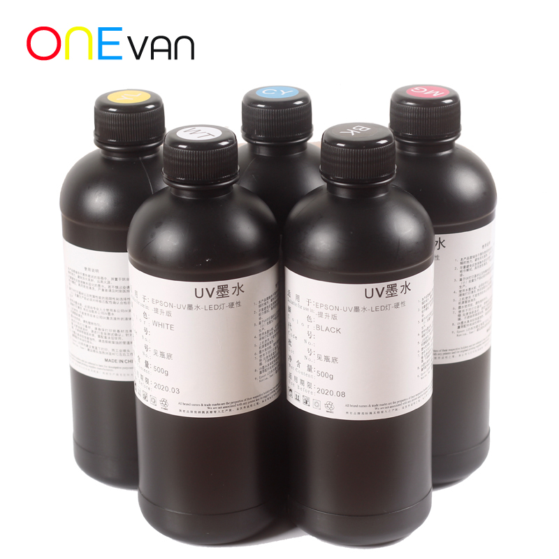 

1 Bottle 500ml LED UV Ink for DX4 DX5 DX6 DX7 Printhead for Roland Mimaki Mutoh A2 A3 A4 & Large Flatbed Inkjet Printer ink