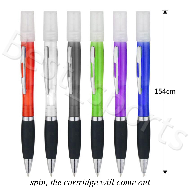 Mini Sprayer Disinfection Pen Metal Clip Empty Tube Refillable Perfume Alcohol Hand Sanitizer sterilizing spray pen YYA476 sea shipping, As picture
Mini Sprayer Disinfection Pen Metal Clip Empty Tube Refillable Perfume Alcohol Hand Sanitizer sterilizing spray pen YYA476 sea shipping, As picture