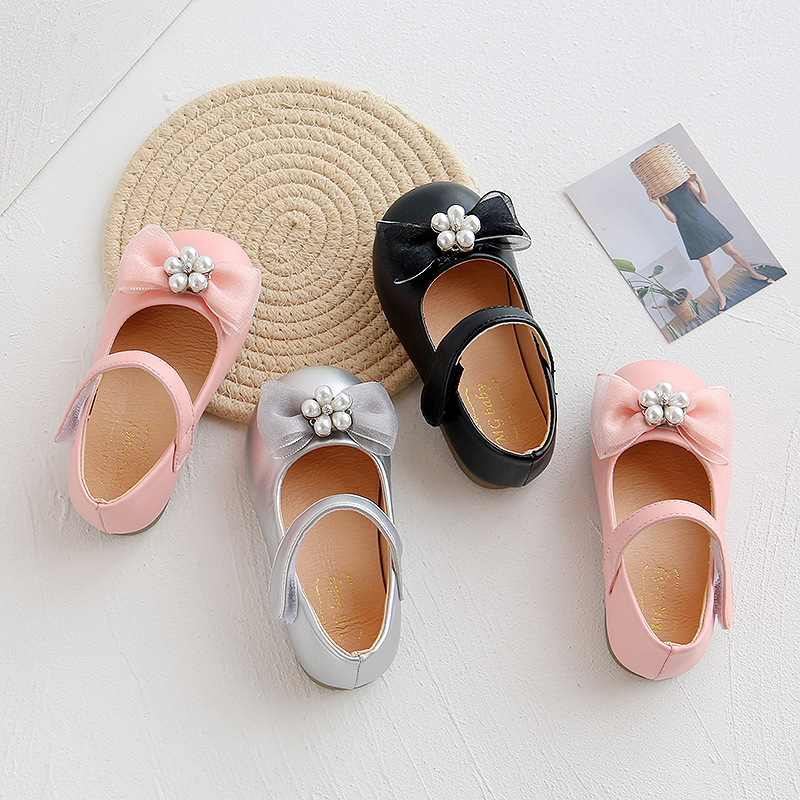 Children's Leather Shoes Anti-slip Solid Color Baby Girls Soft Party Student Sandals with bow size 21-30 SMG133, Smg133pink
Children's Leather Shoes Anti-slip Solid Color Baby Girls Soft Party Student Sandals with bow size 21-30 SMG133, Smg133pink