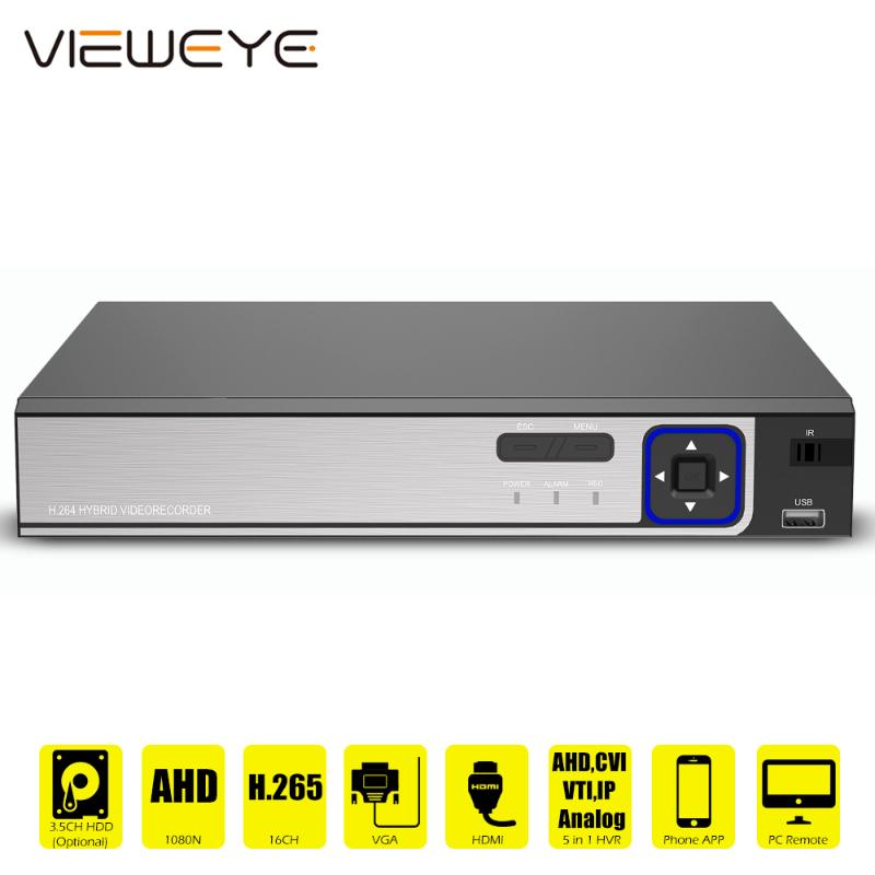 16 Channel Video Recorder 16CH 1080N DVR NVR H.265 Hybrid 6 in 1 for TVI CVI CVBS AHD 1080P Camera and 5MP IP Cam 16CH Playback
16 Channel Video Recorder 16CH 1080N DVR NVR H.265 Hybrid 6 in 1 for TVI CVI CVBS AHD 1080P Camera and 5MP IP Cam 16CH Playback