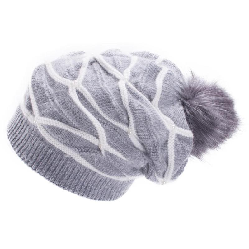 Lawliet Womens Wool Blend Pearl beads Embellished Furry Pom Pom Knitted Slouch Winter Beanie Hat A559, Ivory
Lawliet Womens Wool Blend Pearl beads Embellished Furry Pom Pom Knitted Slouch Winter Beanie Hat A559, Ivory