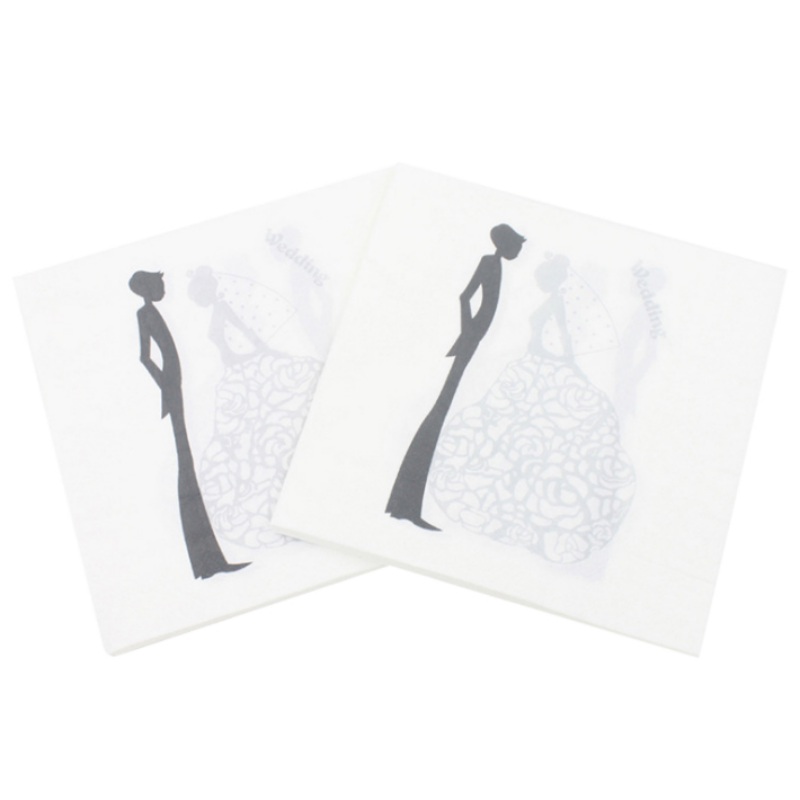 20Pcs Bride Groom Party Paper Napkins Wedding Table Decoupage Bridal Shower Tissue Serviettes Party Decor Home Textile
20Pcs Bride Groom Party Paper Napkins Wedding Table Decoupage Bridal Shower Tissue Serviettes Party Decor Home Textile