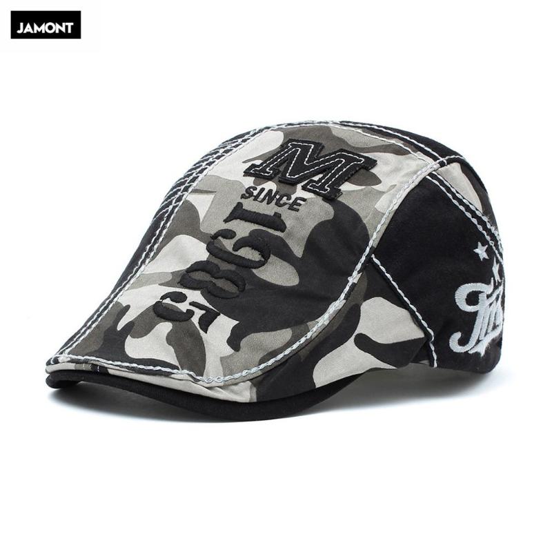 Men's Hat Summer Breathable Washed Cotton Camouflage Berets Adjustable Head Size Hip Hop Caps Male Bone Personality Tongue Cap, Beige
Men's Hat Summer Breathable Washed Cotton Camouflage Berets Adjustable Head Size Hip Hop Caps Male Bone Personality Tongue Cap, Beige