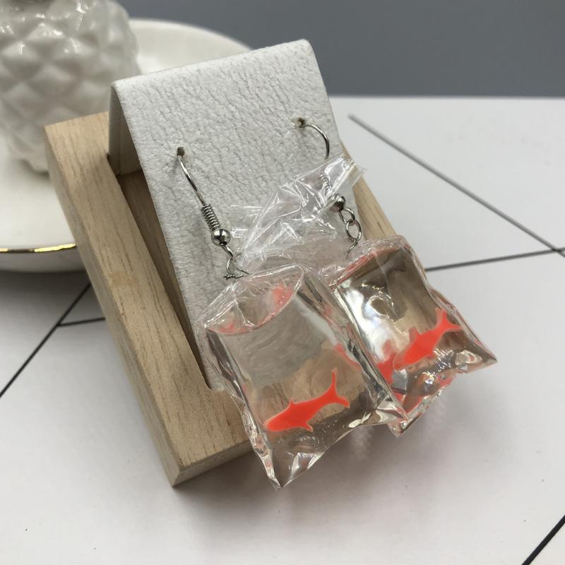Fashion Creative Koi Fish goldfish Water Bag Dangle Earrings Cute Handmade Earrings Womens Jewelry
Fashion Creative Koi Fish goldfish Water Bag Dangle Earrings Cute Handmade Earrings Womens Jewelry