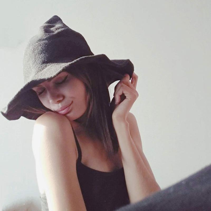 1pc Wool Fashion Witch Hat for Adult Women Men Halloween Costume Party Cap Magic Hat Black Red Khaki Light Gray Navy Blue
1pc Wool Fashion Witch Hat for Adult Women Men Halloween Costume Party Cap Magic Hat Black Red Khaki Light Gray Navy Blue