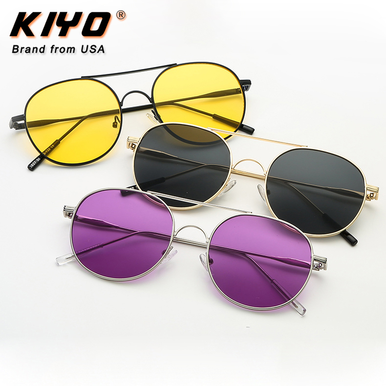 KIYO Brand 2020 New Women Men Round Sunglasses Metal Vintage Sun Glasses High Quality UV400 Driving Eyewear 3827
KIYO Brand 2020 New Women Men Round Sunglasses Metal Vintage Sun Glasses High Quality UV400 Driving Eyewear 3827