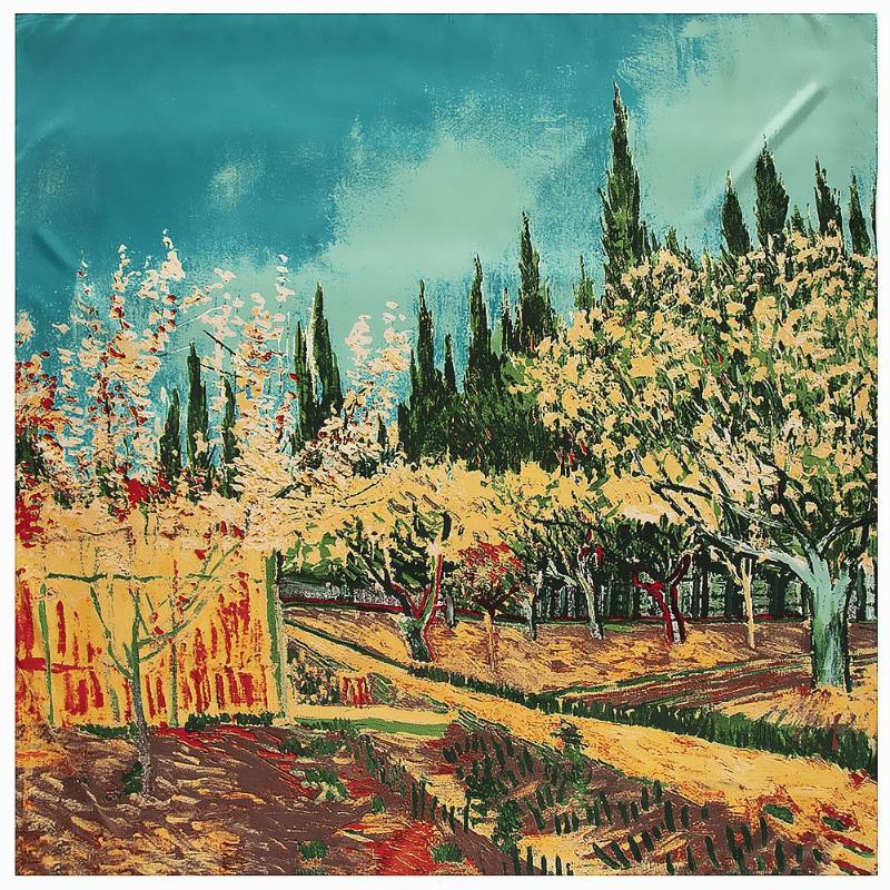 2020 Wholesale Scarf Oil Painting Winter Scarf Twill Silk Square Women Kerchief Shawl Scarves For Ladies
2020 Wholesale Scarf Oil Painting Winter Scarf Twill Silk Square Women Kerchief Shawl Scarves For Ladies