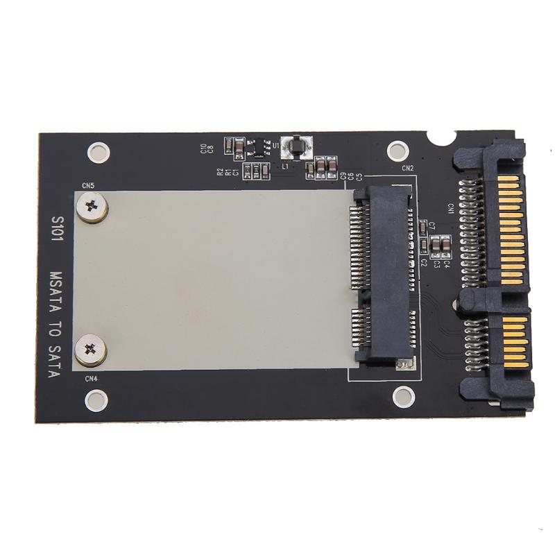 Universal msata to 2.5" SATA Standard Mini SSD m SATA to 2.5 inch 22-Pin Converter Adapter Card for Windows Linux Mac 10 OS
Universal msata to 2.5" SATA Standard Mini SSD m SATA to 2.5 inch 22-Pin Converter Adapter Card for Windows Linux Mac 10 OS