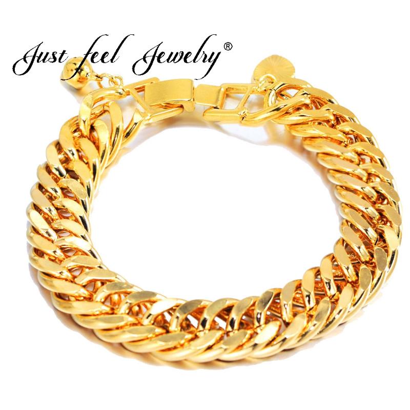 JUST FEEL Fashion 8"20cm Bracelet Gold Color Curb Cuban Link Chain Bangles Womens Mens Copper Hip Hop Party Punk Rock Jewelry
JUST FEEL Fashion 8"20cm Bracelet Gold Color Curb Cuban Link Chain Bangles Womens Mens Copper Hip Hop Party Punk Rock Jewelry