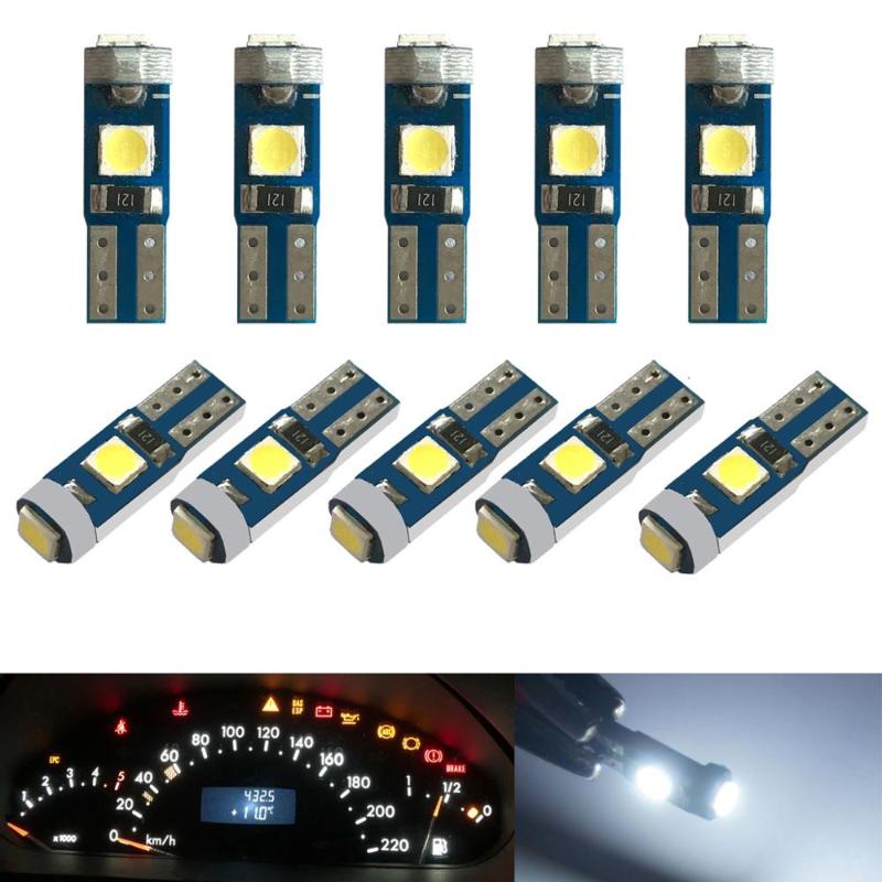 10pcs 12V canbus T5 58 74 286 W1.2W Super Bright 3030 LED 3SMD wedge LED Light Car Dashboard Instrument Cluster Panel Lamp Bulb, As pic
10pcs 12V canbus T5 58 74 286 W1.2W Super Bright 3030 LED 3SMD wedge LED Light Car Dashboard Instrument Cluster Panel Lamp Bulb, As pic