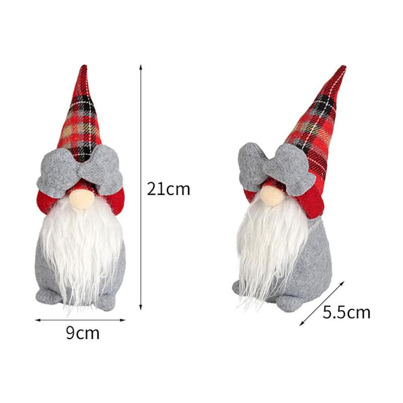 Christmas Wooden Doll Navidad Ornament Swedish Santa Scandinavian Gnomes Desktop Table Decoration Gift Home Decor
