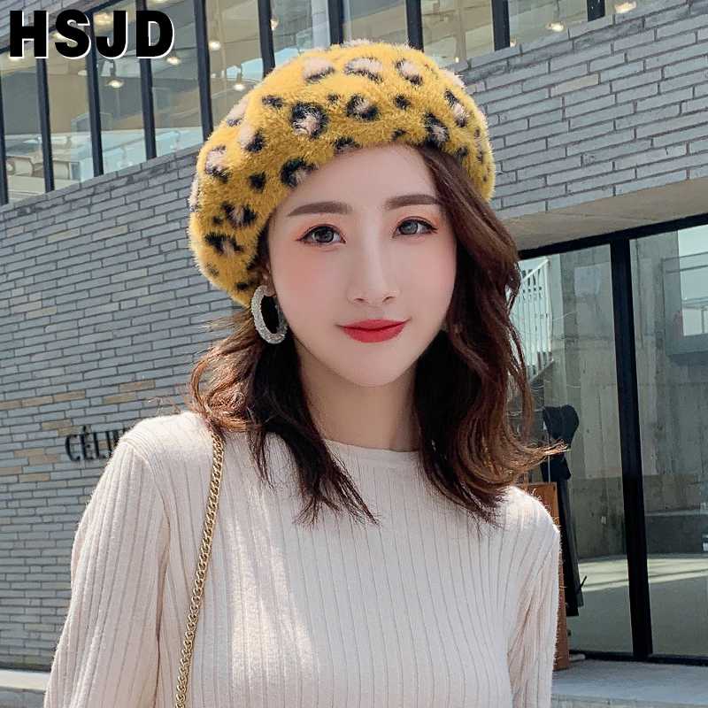 Elegant Leopard Beret Caps For Women Warm Autumn Winter Hats French Artist Beanie Berets Vintage Painter Hat Female Winter Hat, Yellow
Elegant Leopard Beret Caps For Women Warm Autumn Winter Hats French Artist Beanie Berets Vintage Painter Hat Female Winter Hat, Yellow