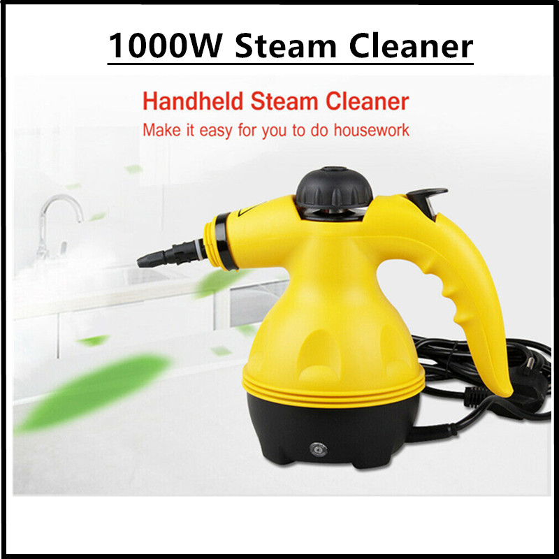 1000W Electric Steam Cleaner Handheld Steamer Household toilet Cleaning Steam Cleaner Appliances + Kitchen Brush Tools EU Plug
1000W Electric Steam Cleaner Handheld Steamer Household toilet Cleaning Steam Cleaner Appliances + Kitchen Brush Tools EU Plug