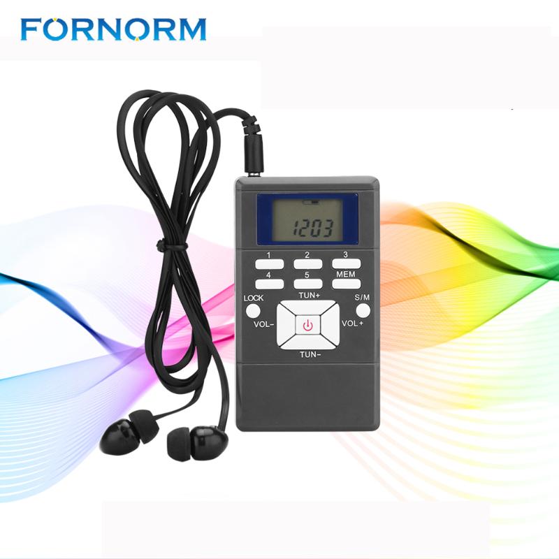 Mini Digital FM Radio Receiver Portable Compact AM/FM/Shortwave Radio With Earphone/String LED Display DSP Chip
Mini Digital FM Radio Receiver Portable Compact AM/FM/Shortwave Radio With Earphone/String LED Display DSP Chip