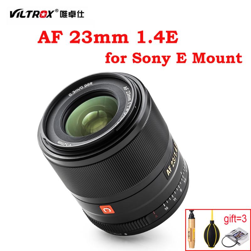 VILTROX 23mm f1.4 Auto Focus lens E-mount APS-C Compact Large Aperture Lens for Sony Camera A7 A9 A7R A7S A6000 A6300 A6600
VILTROX 23mm f1.4 Auto Focus lens E-mount APS-C Compact Large Aperture Lens for Sony Camera A7 A9 A7R A7S A6000 A6300 A6600