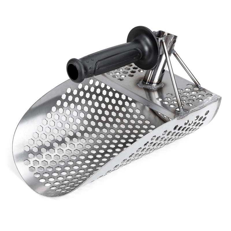 Stainless Steel Beach Sand Scoop with Handle Metal Detecting ToolDetector Fast Sifting Metal Detector
Stainless Steel Beach Sand Scoop with Handle Metal Detecting ToolDetector Fast Sifting Metal Detector