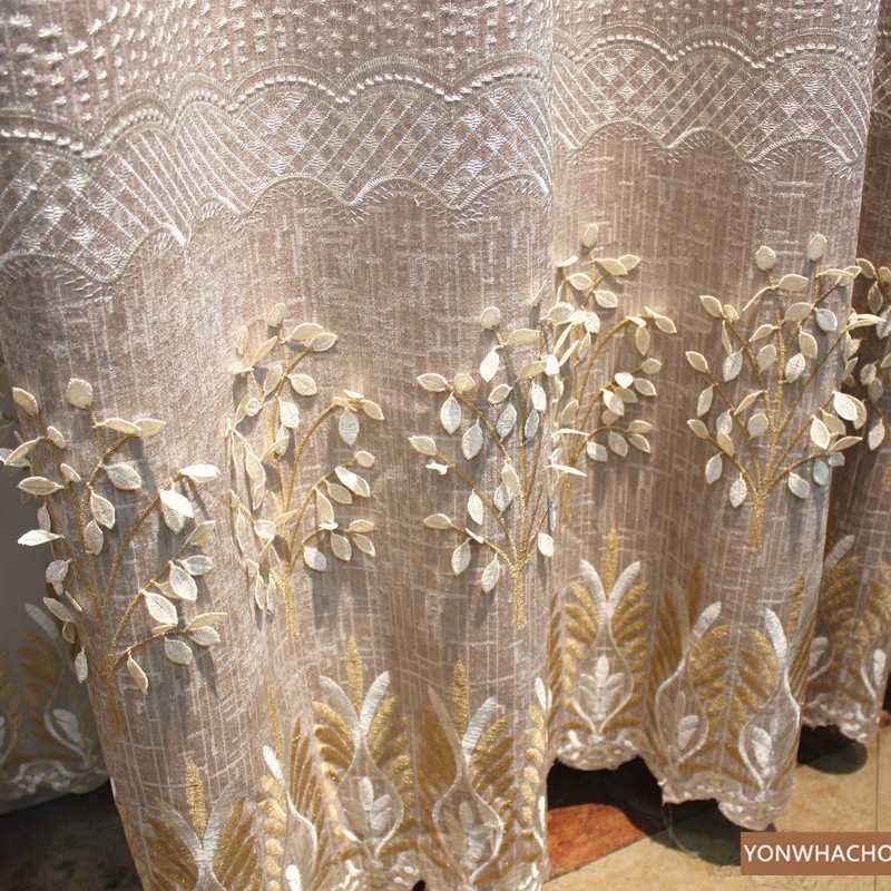 Custom curtains modern pastoral room thick chenille embossed embroidered beige cloth blackout curtain tulle drape B752, Tulle sheer
Custom curtains modern pastoral room thick chenille embossed embroidered beige cloth blackout curtain tulle drape B752, Tulle sheer