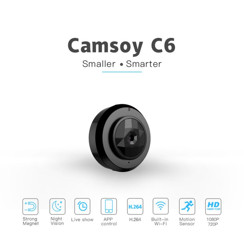C6 HD 1080P Mini Wifi Camera Night Vision Motion Detection Small Cam Home Security DVR Video Camcorder remote view micro camera
C6 HD 1080P Mini Wifi Camera Night Vision Motion Detection Small Cam Home Security DVR Video Camcorder remote view micro camera