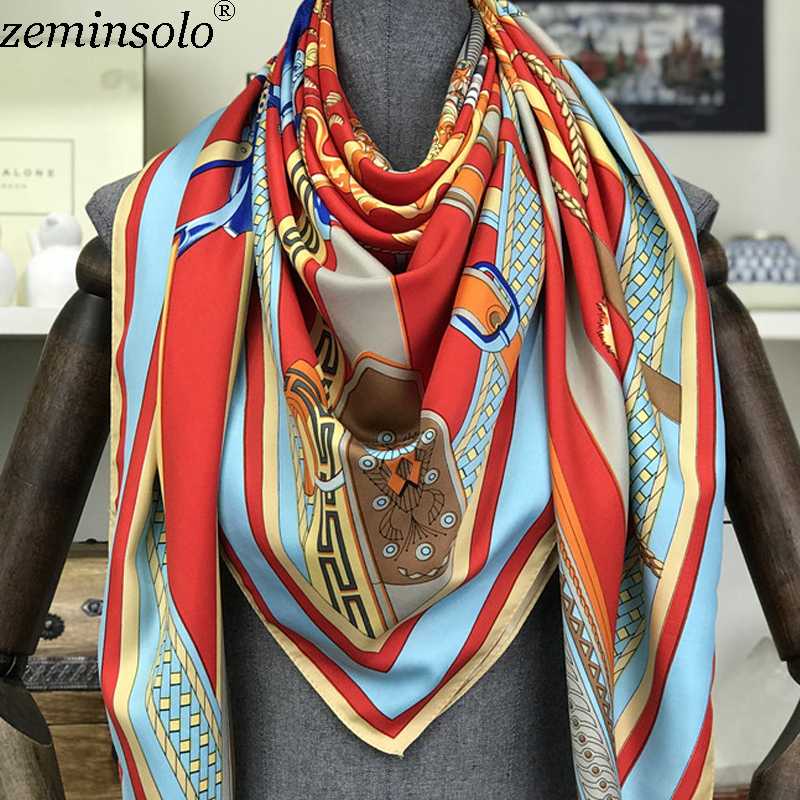2020 New Design Spring Summer Square Scarves For Women Fashion Women Print Chain Twill Silk Scarf Shawl Bandana
2020 New Design Spring Summer Square Scarves For Women Fashion Women Print Chain Twill Silk Scarf Shawl Bandana