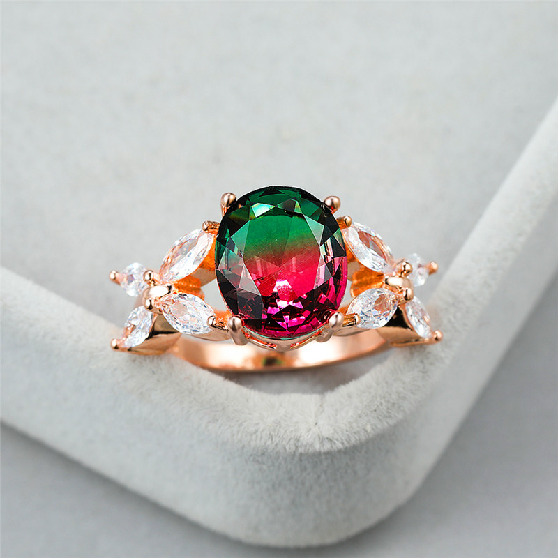 Charm Female Rainbow Oval Stone Ring Crystal Rose Gold Color Wedding Rings For Women Cute Zircon Butterfly Thin Engagement Ring
Charm Female Rainbow Oval Stone Ring Crystal Rose Gold Color Wedding Rings For Women Cute Zircon Butterfly Thin Engagement Ring
