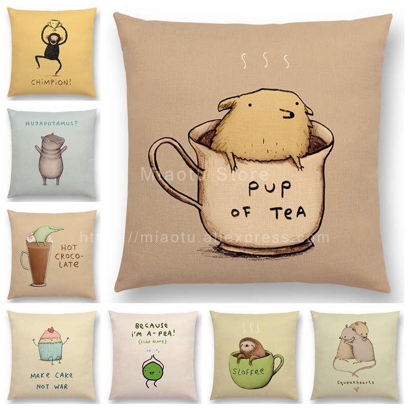 Newest Cute Cartoon Animals Cushion Cover Funny Words Decorative Letters Cute Nickname Home Decor Sofa Throw Pillowcase, A020307
Newest Cute Cartoon Animals Cushion Cover Funny Words Decorative Letters Cute Nickname Home Decor Sofa Throw Pillowcase, A020307