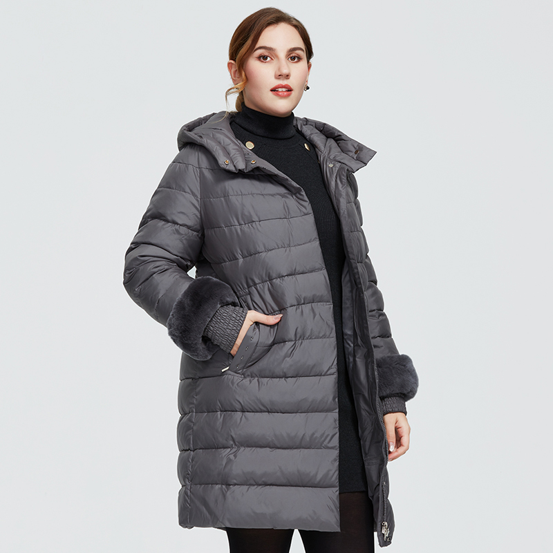 New Winter Women's coat women long warm parka thick Jacket with Rabbit fur cuff hood large size female clothing, Tan;black
New Winter Women's coat women long warm parka thick Jacket with Rabbit fur cuff hood large size female clothing, Tan;black
