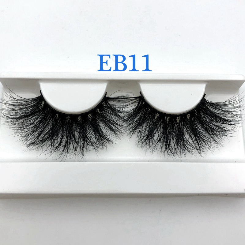 False Eyelashes Buzzme 3D Mink 25mm Lashes Luxury Hand Made Medium Volume Cruelty Free