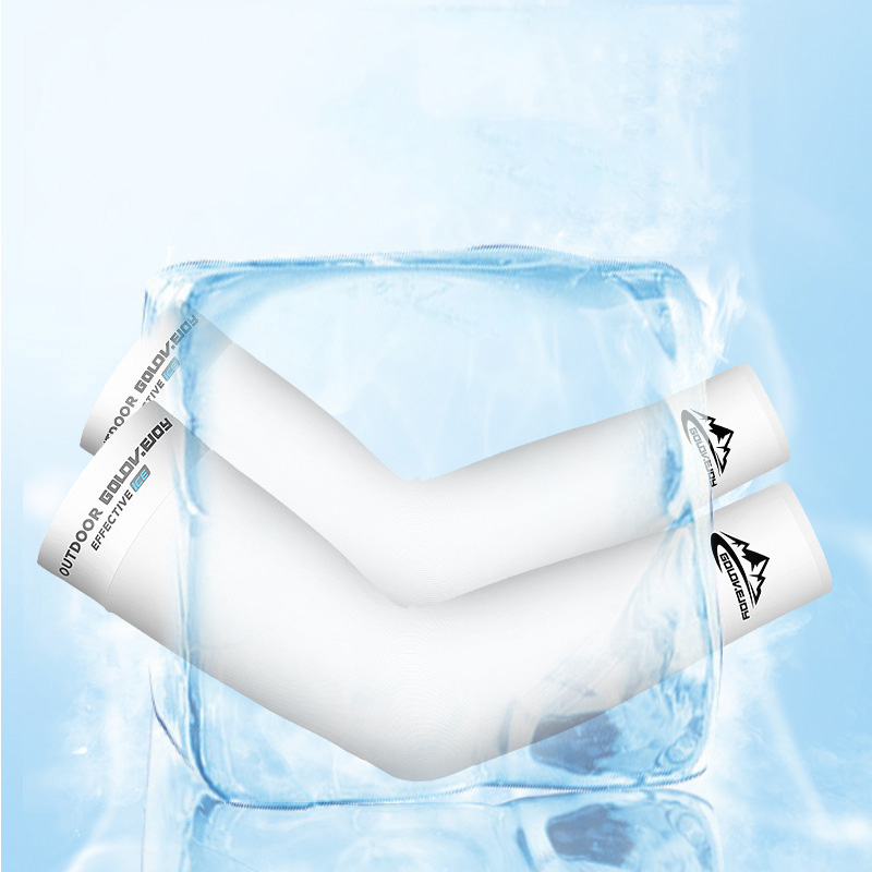 Riding Cool Arm Sleeves Ice Fabric Breathable Non-slip Tape UV Protection Bike Sports Fitness Basketball Running Cycling Sleeve, White
Riding Cool Arm Sleeves Ice Fabric Breathable Non-slip Tape UV Protection Bike Sports Fitness Basketball Running Cycling Sleeve, White
