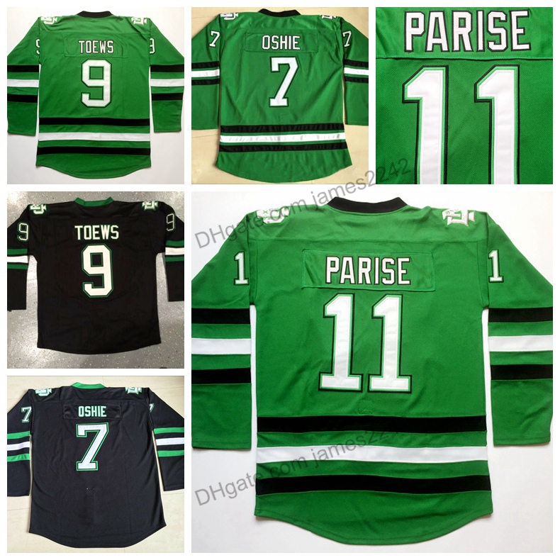 Custom 11 Zach Parise 9 Jonathan Toews 7 TJ Oshie Hockey Jersey North Dakota Fighting Sioux College Jerseys от DHgate WW