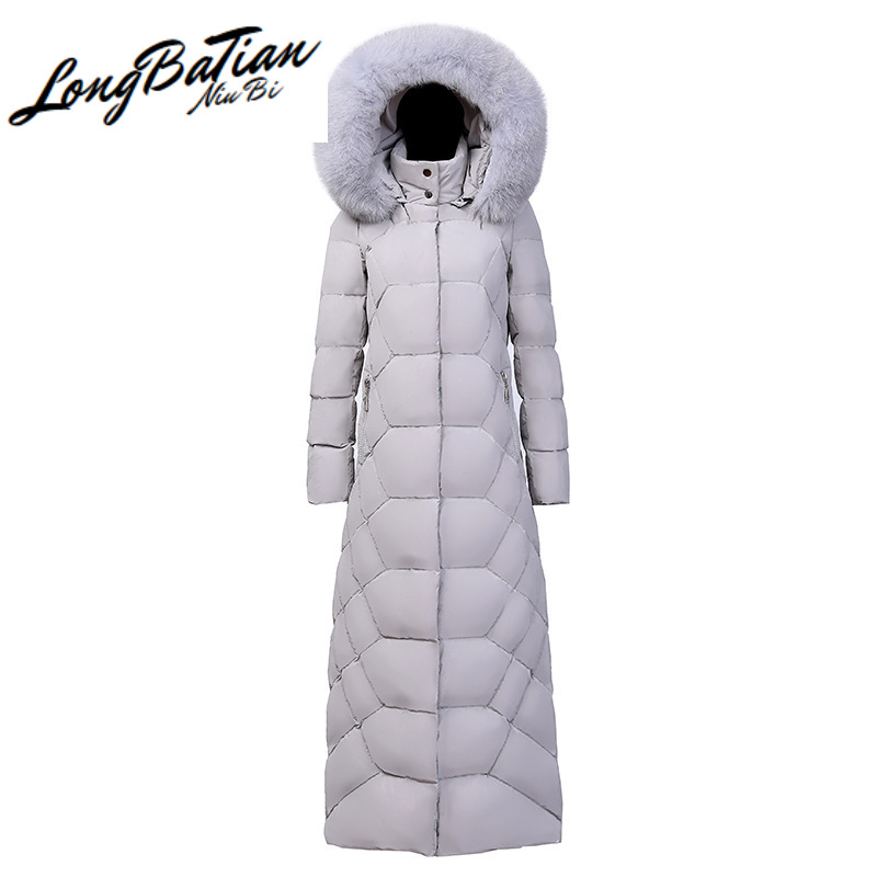 Coat Women Long Winter 25% White Duck Down Jackets for Female Real Fur Collar Hooded Parkas Woman Ropa Mujer TN219, Black
Coat Women Long Winter 25% White Duck Down Jackets for Female Real Fur Collar Hooded Parkas Woman Ropa Mujer TN219, Black