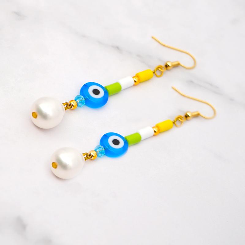 Go2boho Hooks Earring Women Evil Eye Long Earrings Boho Real Pearl Dangle Jewelry Drop Aretes De Mujer Danglers Mujer Tile Beads
Go2boho Hooks Earring Women Evil Eye Long Earrings Boho Real Pearl Dangle Jewelry Drop Aretes De Mujer Danglers Mujer Tile Beads