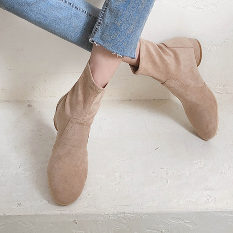 2020 Autumn and Winter Models Suede Ankle Boots Women's Shoes 4CM/6CM Round Toe Thick Bottom Ankle Boots Women Size 33-42, Brown 4cm
2020 Autumn and Winter Models Suede Ankle Boots Women's Shoes 4CM/6CM Round Toe Thick Bottom Ankle Boots Women Size 33-42, Brown 4cm