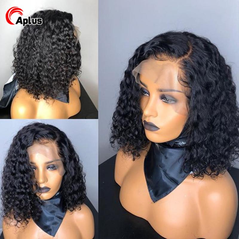 4x4 Closure Wig Bob Curly 13x4 Lace Front Wig Pre plucked For Women Peruvian Short Bob Curly Remy Human Hair Glueless 150%, As pic
4x4 Closure Wig Bob Curly 13x4 Lace Front Wig Pre plucked For Women Peruvian Short Bob Curly Remy Human Hair Glueless 150%, As pic